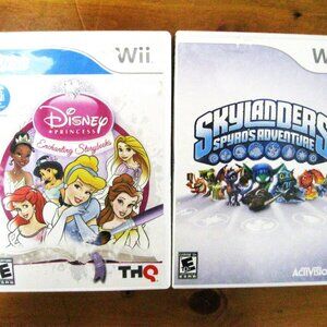 Disney Princess: Enchanting Storybooks & Skylander Spyros Nintendo Wii Games